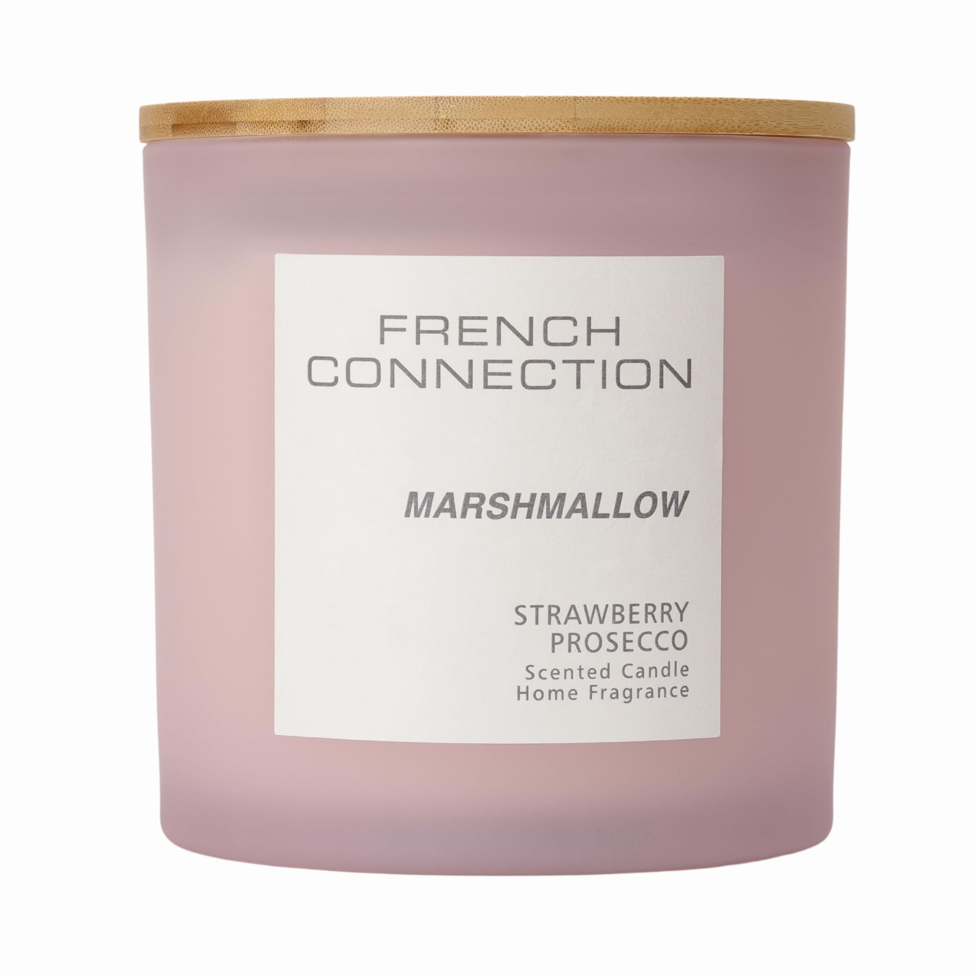 French Connection Unisex Pastel Range Strawberry Prosecco Candle 1.5Kg