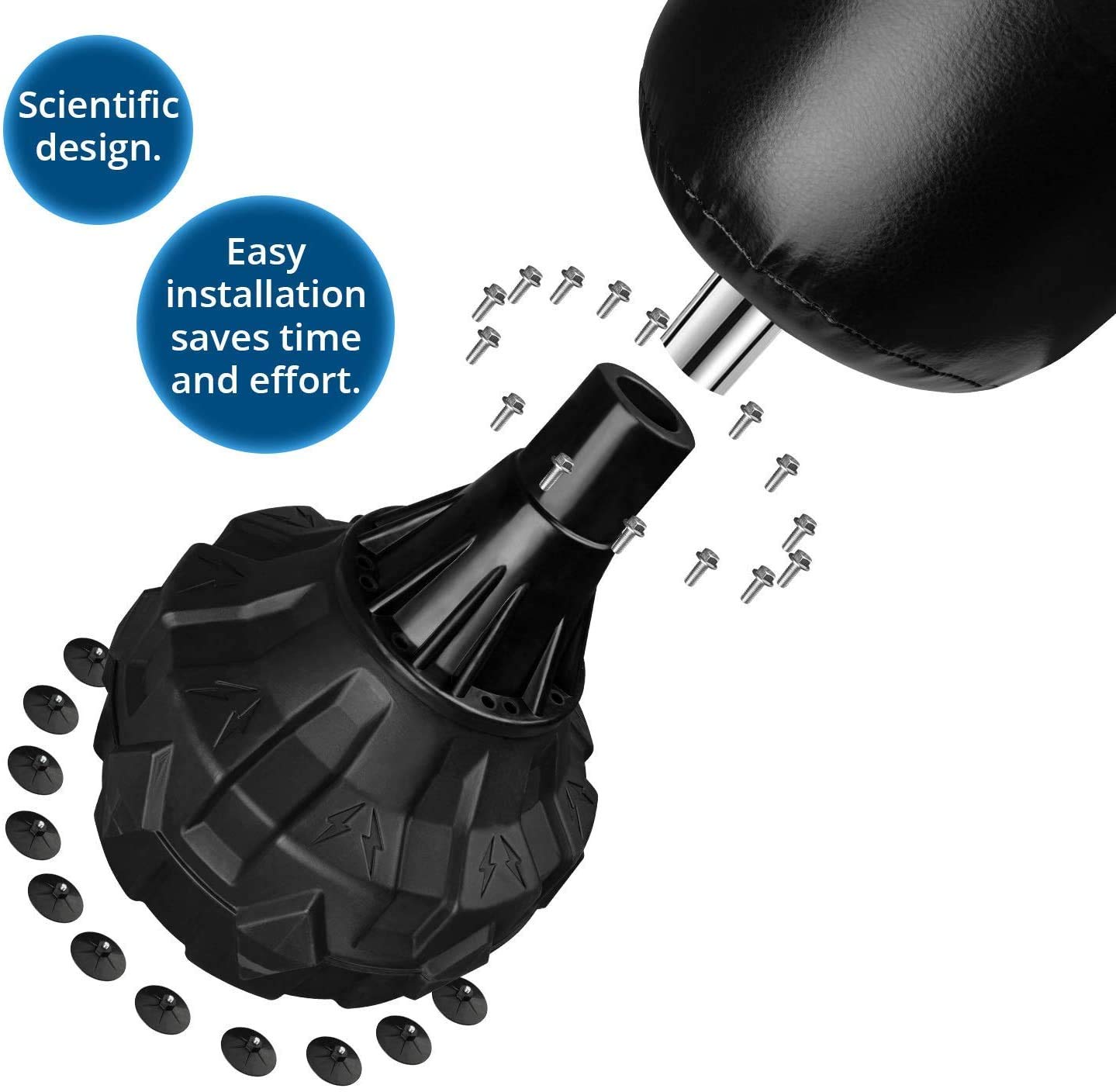 Uking Free Standing Boxing Punch Bag Heavy Duty Punching Bag