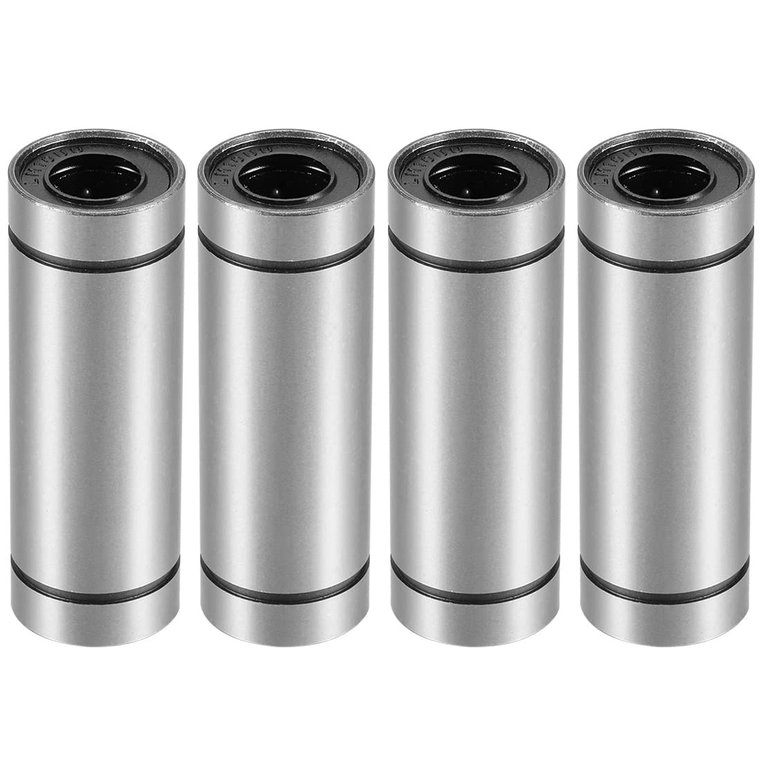 HiPicco Linear Ball Bearings, LM10LUU 10mm Bore Longer Linear Motion Bushing Double Side Rubber Sealed Rod Liner Shaft Parts for CNC Machine 3D