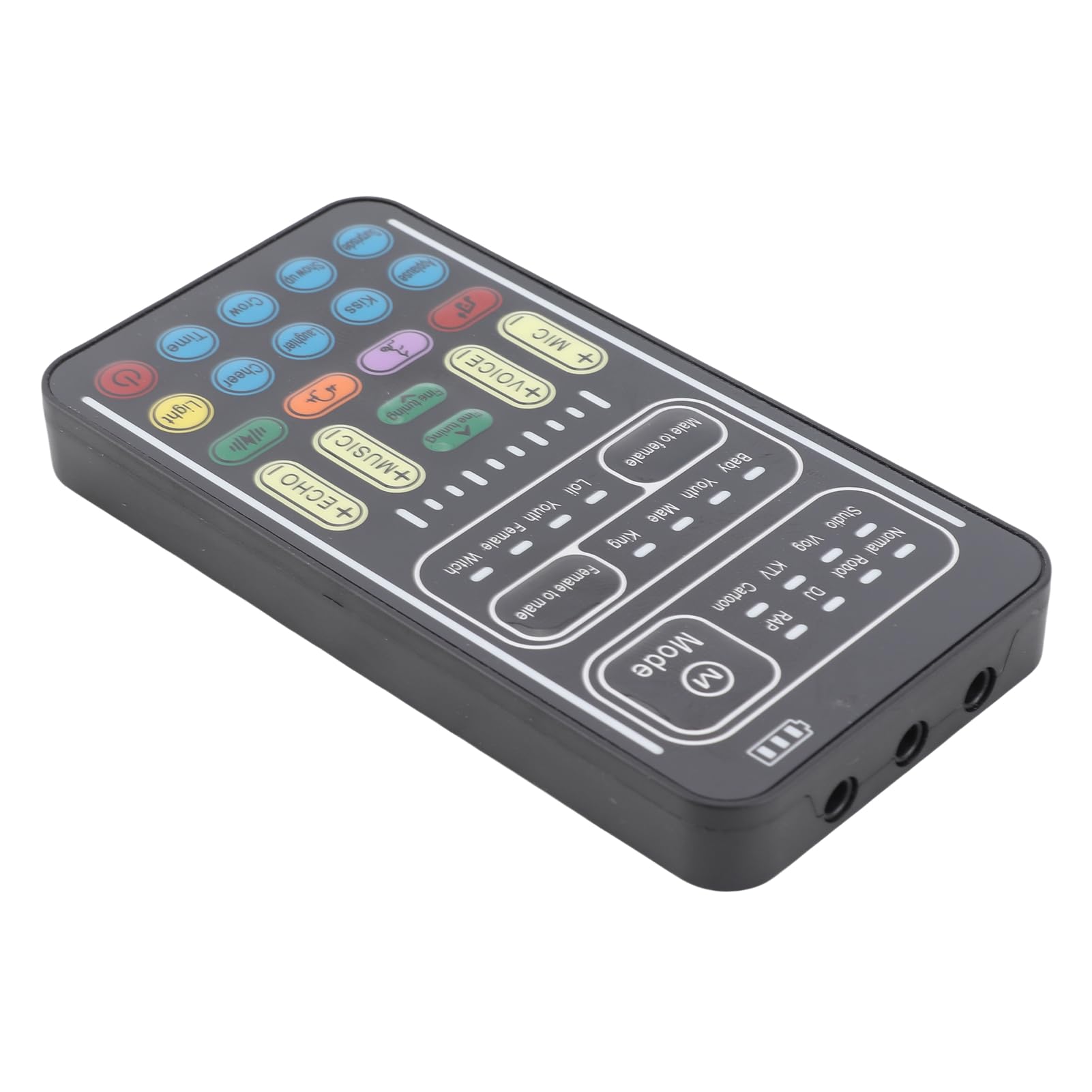 Yctze I9 Voice Changer Set Multifunktionale Tragbare -Soundkarte für Game-Streaming und von 8 Sounds mit Integrierten Effekten (englische Version)
