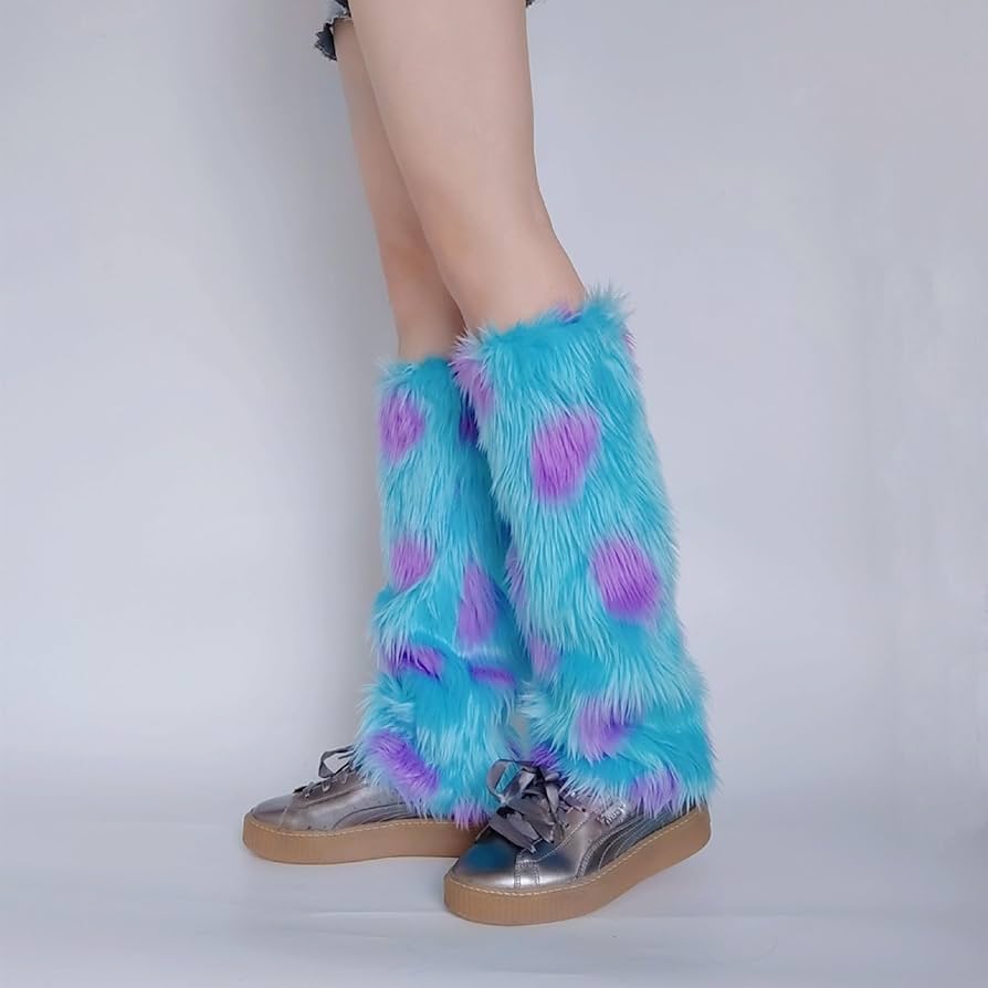 EINCORN Women Winter Warm Plush Leg Warmers Novelty Monsters Furry EINCORN Women Winter Warm Plush Leg Warmers Novelty Monsters Furry