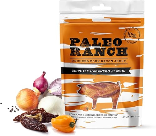 Miniatura 5 de Paleo Ranch Paquete variado de cecina de tocino, barbacoa dulce, chipotle habanero, miel sriracha, 3 CT