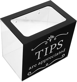 IMIKEYA Caja De Propinas Caja De Dinero Bote De Propinas Bote De Donaciones Tazón Para Rifa Cubo Para Recolectar Botes De Propinas Para Bote De Propinas Con Cerradura