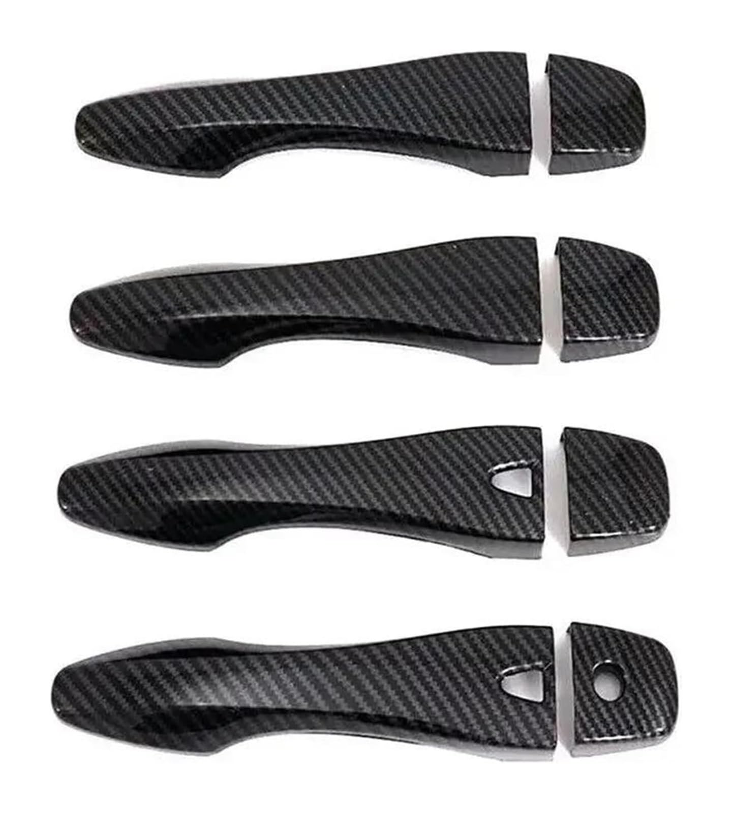 Hckclmbmzw Black For Nissan For Qashqai J11 2014-2021 Auto Parts Exterior Door Handle Cover Trim Opener Door Handle Cover(Black)