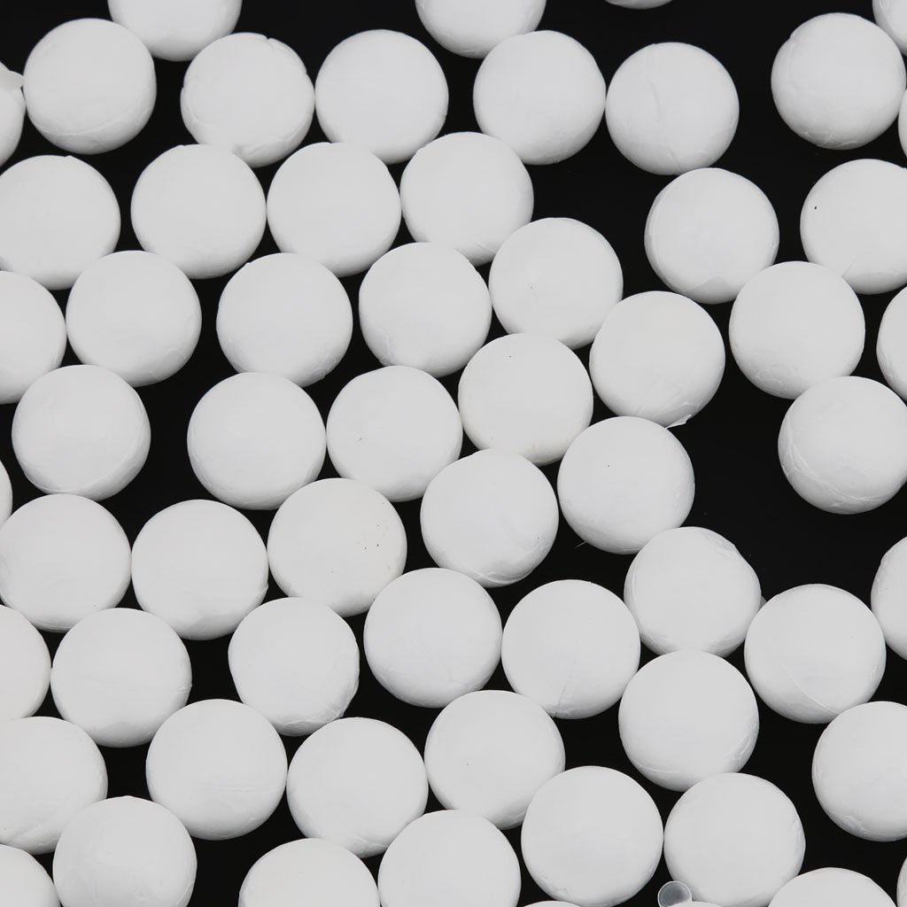 Sharplace 100Pcs Small White Foam Balls, Polystyrene Craft Balls for Art DIY Craft, Household, School Projects - Image 3