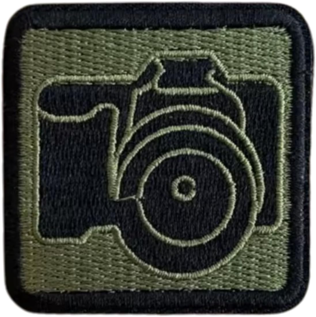 Tactical Photography Patch, Camera Embroidery Morale Hook&Loop Patches for Outdoor Photographic DIY Decorative Clothing Backbags Jackets