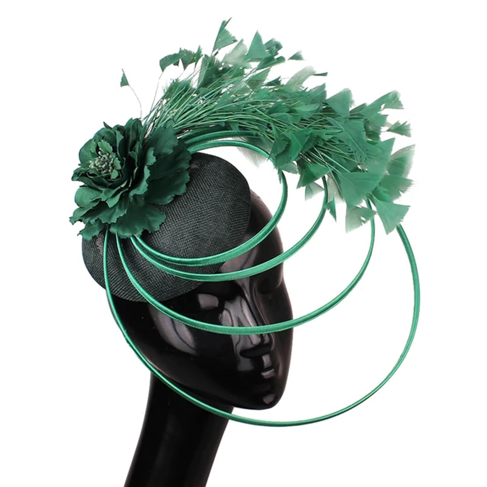 UALXPAO Wedding Hats Race Occasion Fascinator Hats Bowknot Bridal Wedding Church Women Fancy Cocktail Party Multiple Colors for Tea Party,Weddings(Color2)