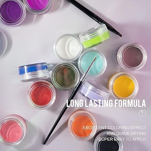 Miniatura 6 de Real Cool Girl - Delineador de ojos húmedo vivo activado por agua - Artista de maquillaje  Influencers Choice - Forro húmedo colorido mate - Pintura