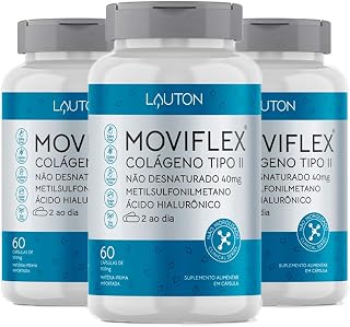 Moviflex Colágeno Tipo II - 3 unidades de 60 Cápsulas - Lauton