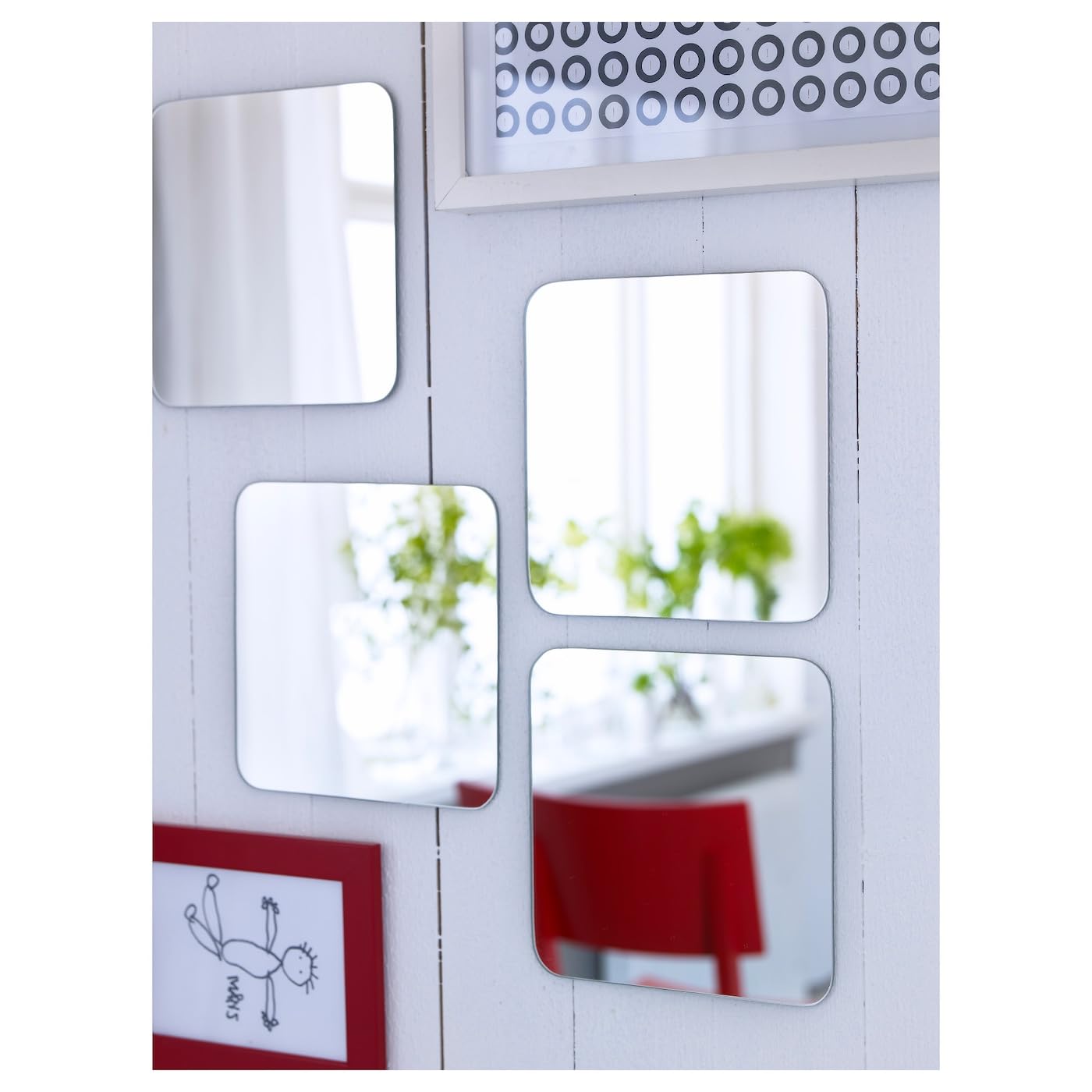 Ikea Glass Square Mirror with Two Side Tapes (Multicolour, 20x20 cm, 7 7/8x7 7/8 Inch) Wall Mount , ?Unframed (B07WRRYSDQ) Amazon Price History, Amazon Price Tracker