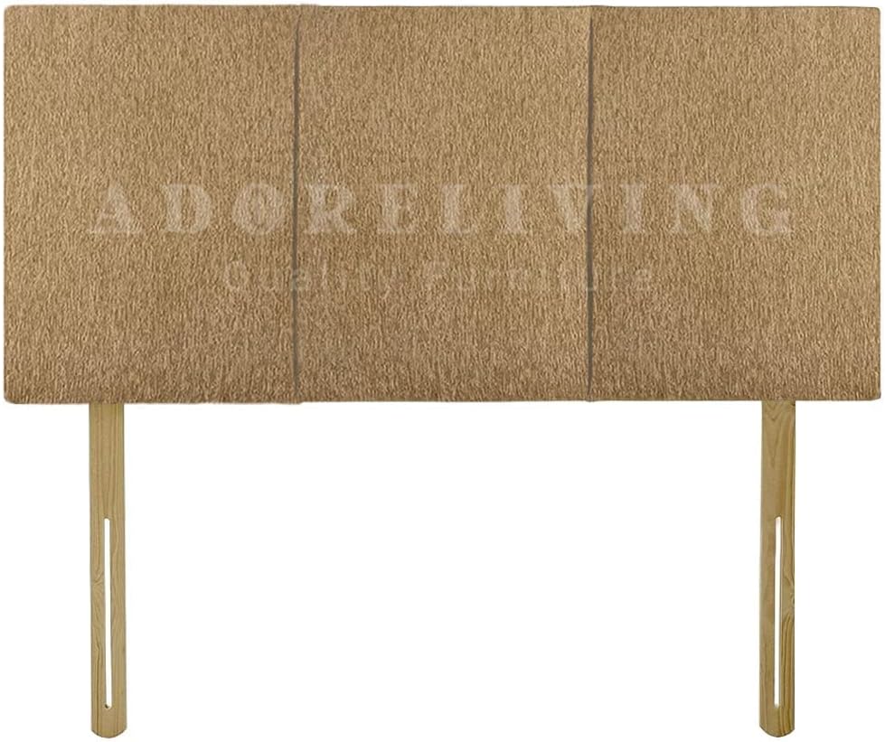 Serenity Headboards Divan Bed Headboard Alton Chenille 20'' Height Padded Paneled Headboard