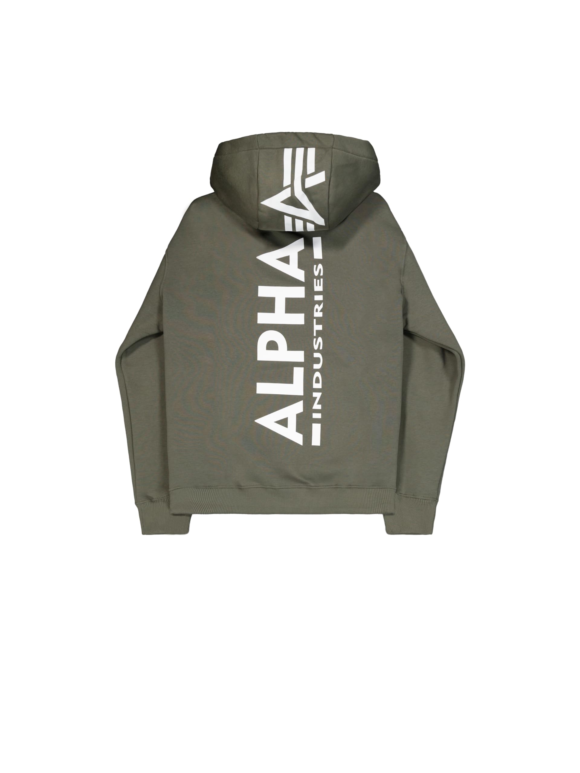 Alpha Industries Back Print Hoody Felpa con Cappuccio Uomo (Pacco da 1)