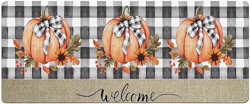 Tapete de baño de Acción de Gracias para bañera, antideslizante, de secado rápido y absorbente, tierra de diatomeas, para ducha, dormitorio, cocina,