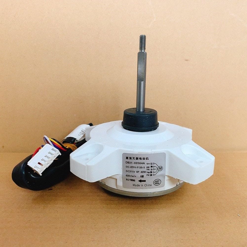 Bürstenloser DC-Klimaanlagen-Lüftermotor, DC310 V, 24 W, geräuscharm, effizienter Kühlmotor mit 8 mm Schaft und 96 mm Kabel, für AC-Reparatursysteme