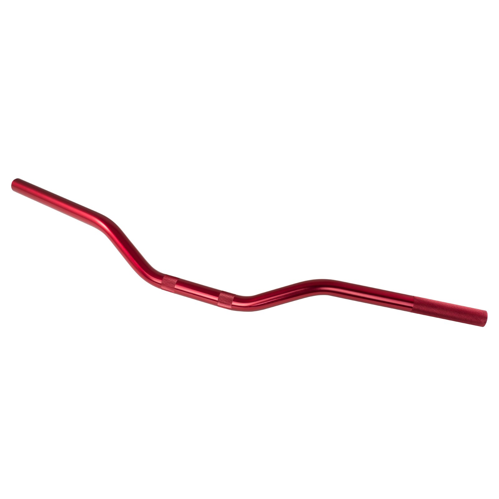 Manubrio Alluminio Moto ATV Scooter 22 mm Rosso Piega Bassa