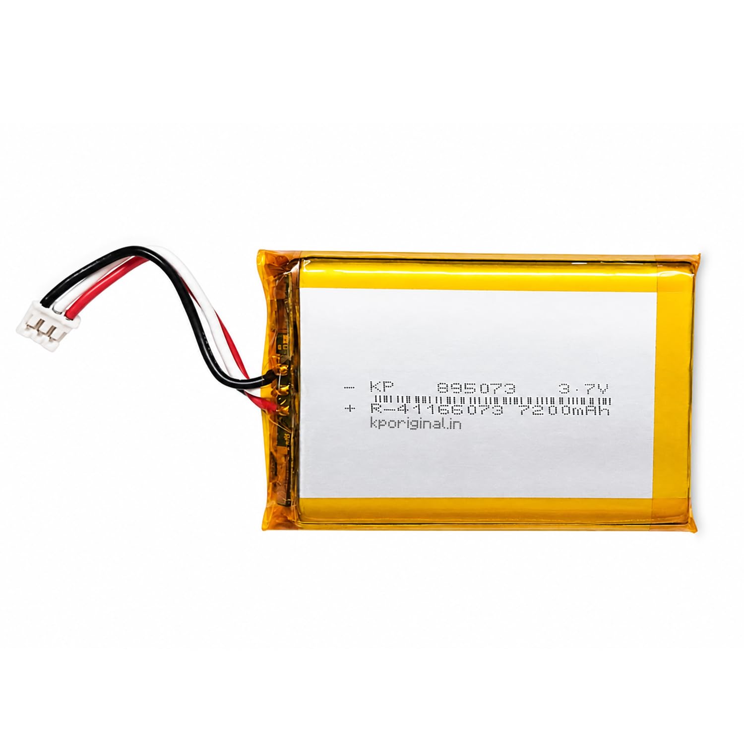 KP Original - 895073 3.7v 7200mAh 3 pin Wire Rechargeable Battery with Connector for Power Bank DVD, Tablet, MP3 Player, GPS, Instruments and DIY 7200 mah-image-31