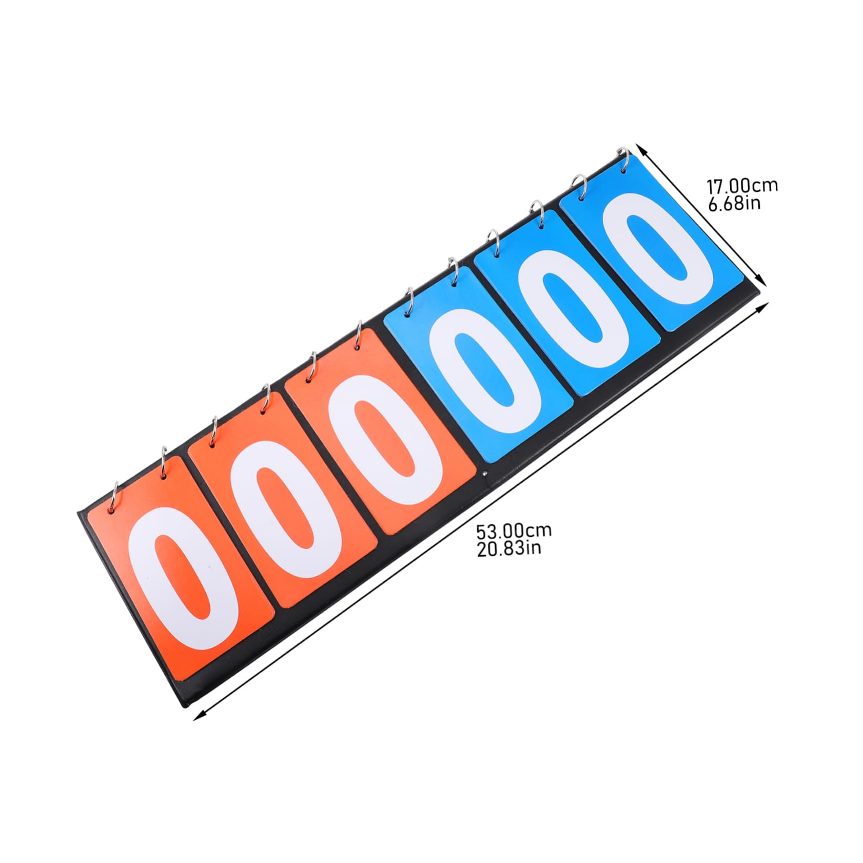 GANAZONO Portable Sports Scoreboard Flipper Multi Functional Score Keeper for Indoor Games Durable PU Easy to Read Digital Printing for Basketball
