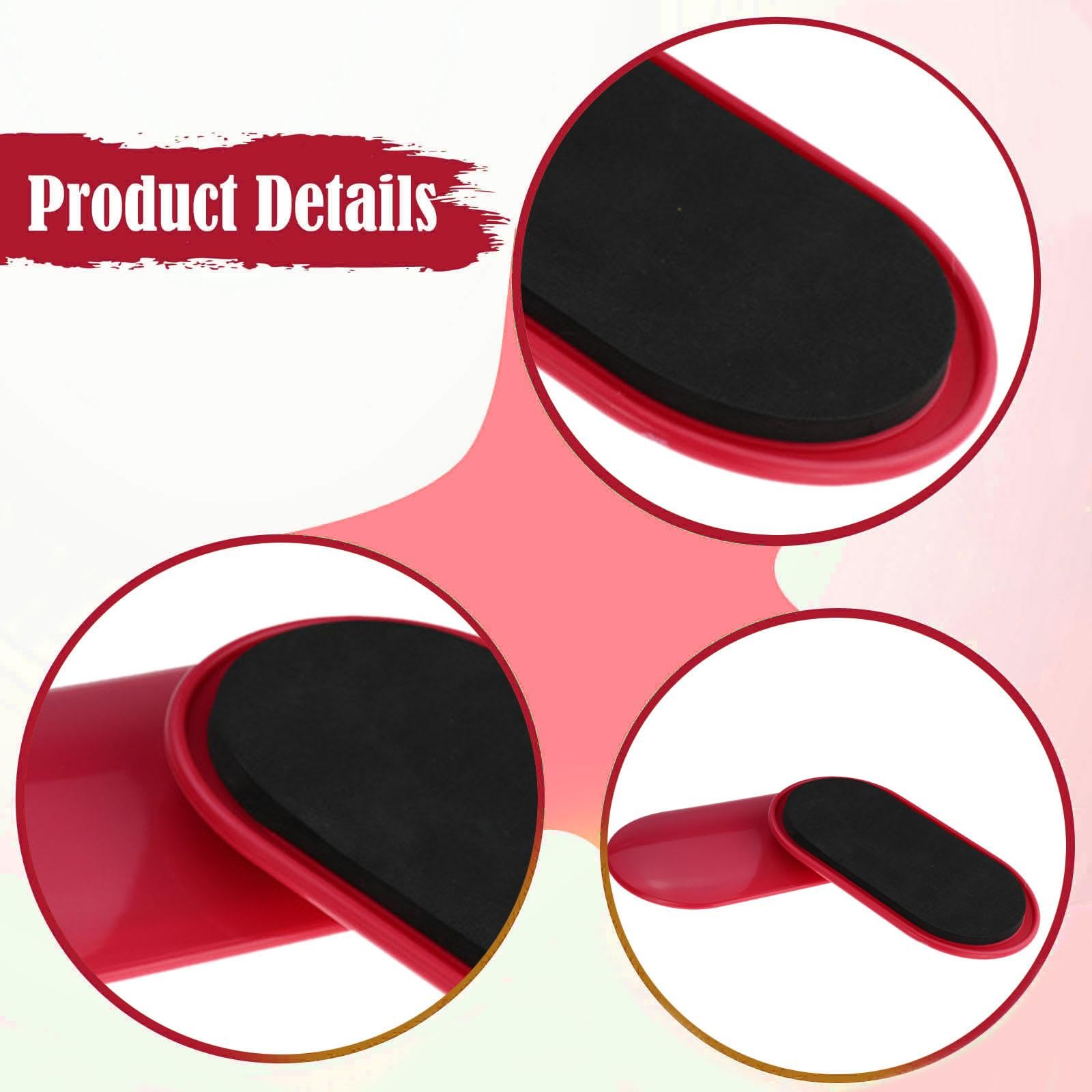 Milageto 2 Stück Core Sliders Gleit Discs Trainingsscheiben Bauchmuskel Pads mit PP Eva Material für Männer Frauen Fitnessstudio Pilates