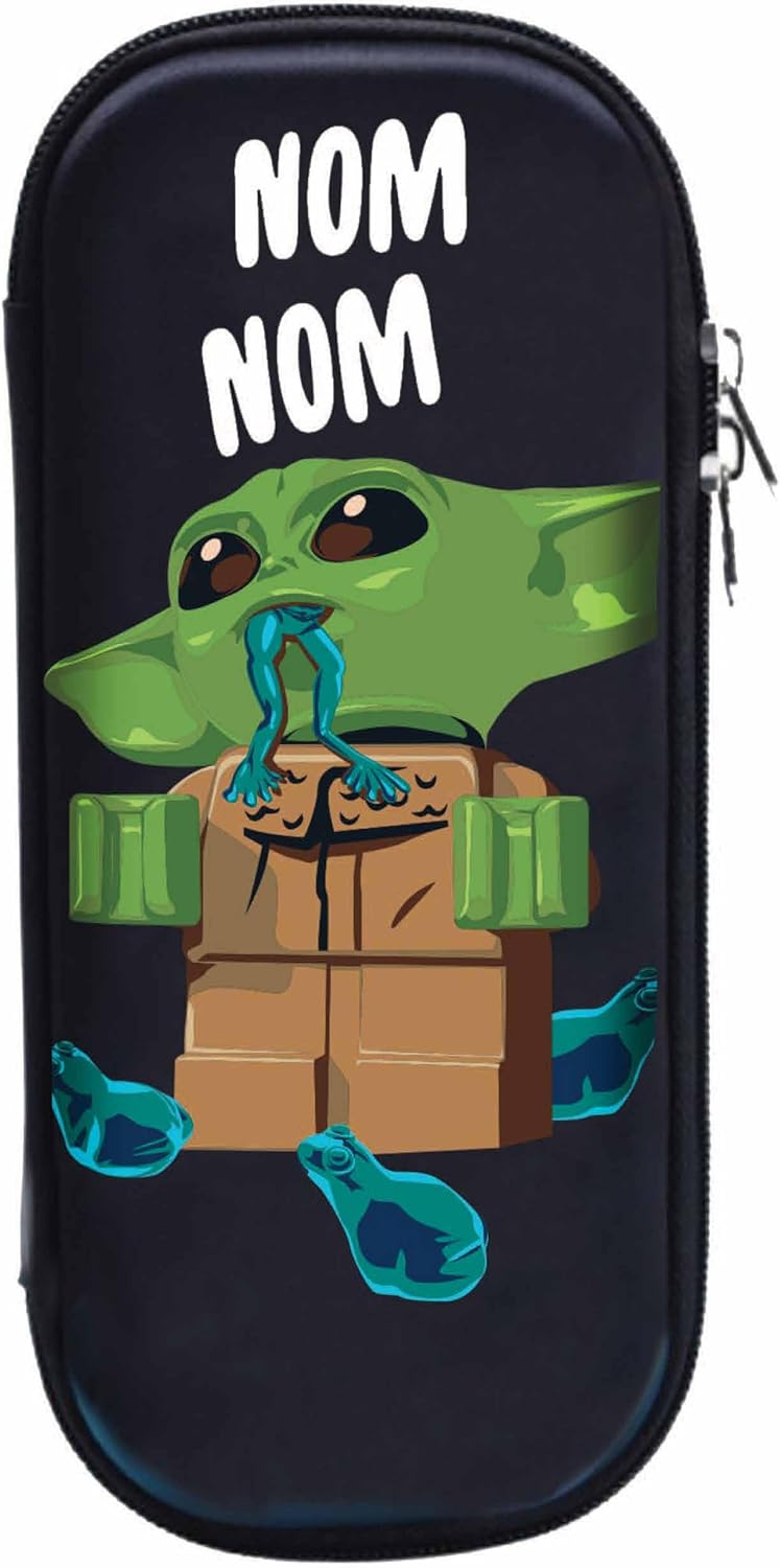 Lego Star Wars The Mandalorian Grogu Pencil Case with Lightsaber Gel Pen Bundle