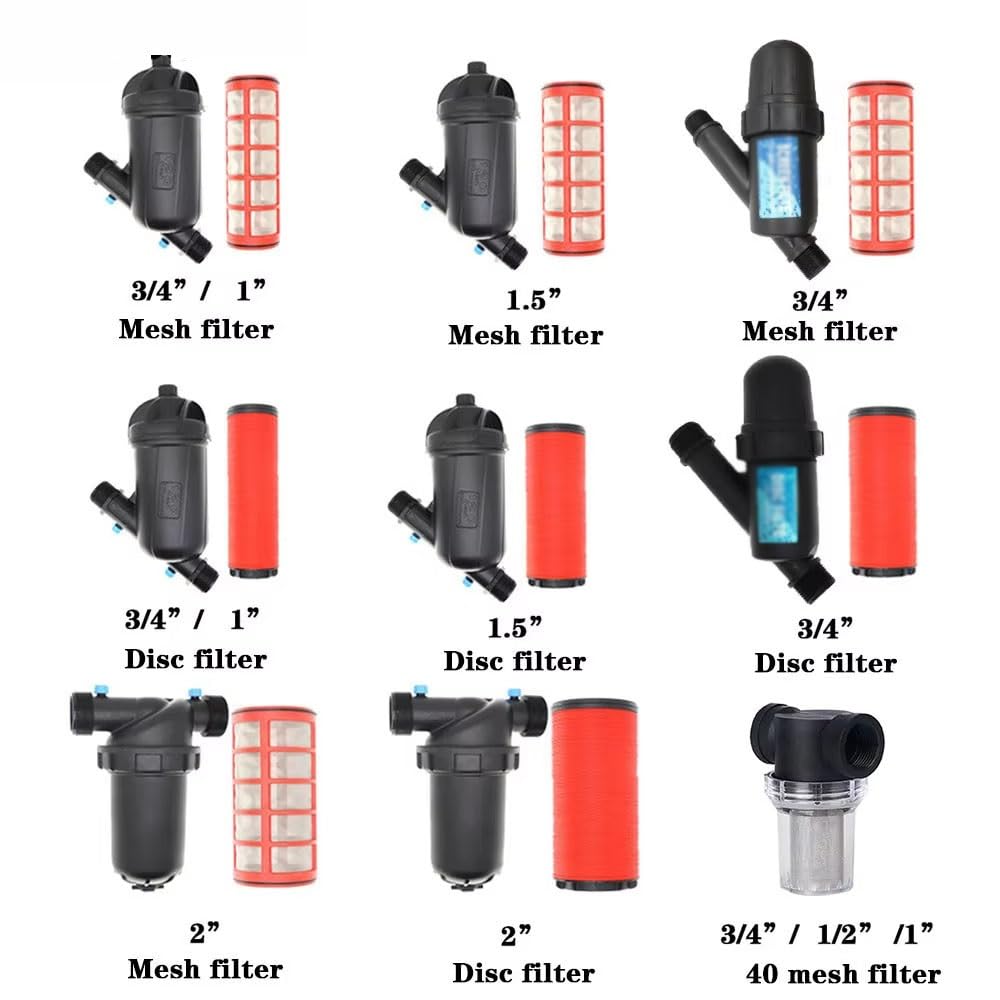 Filtros, Malla 120, Filtro De Red De Riego For Jardín, Pulverizador, Conector De Tubería De Riego Por Goteo, 1 Unidad(Aa2)
