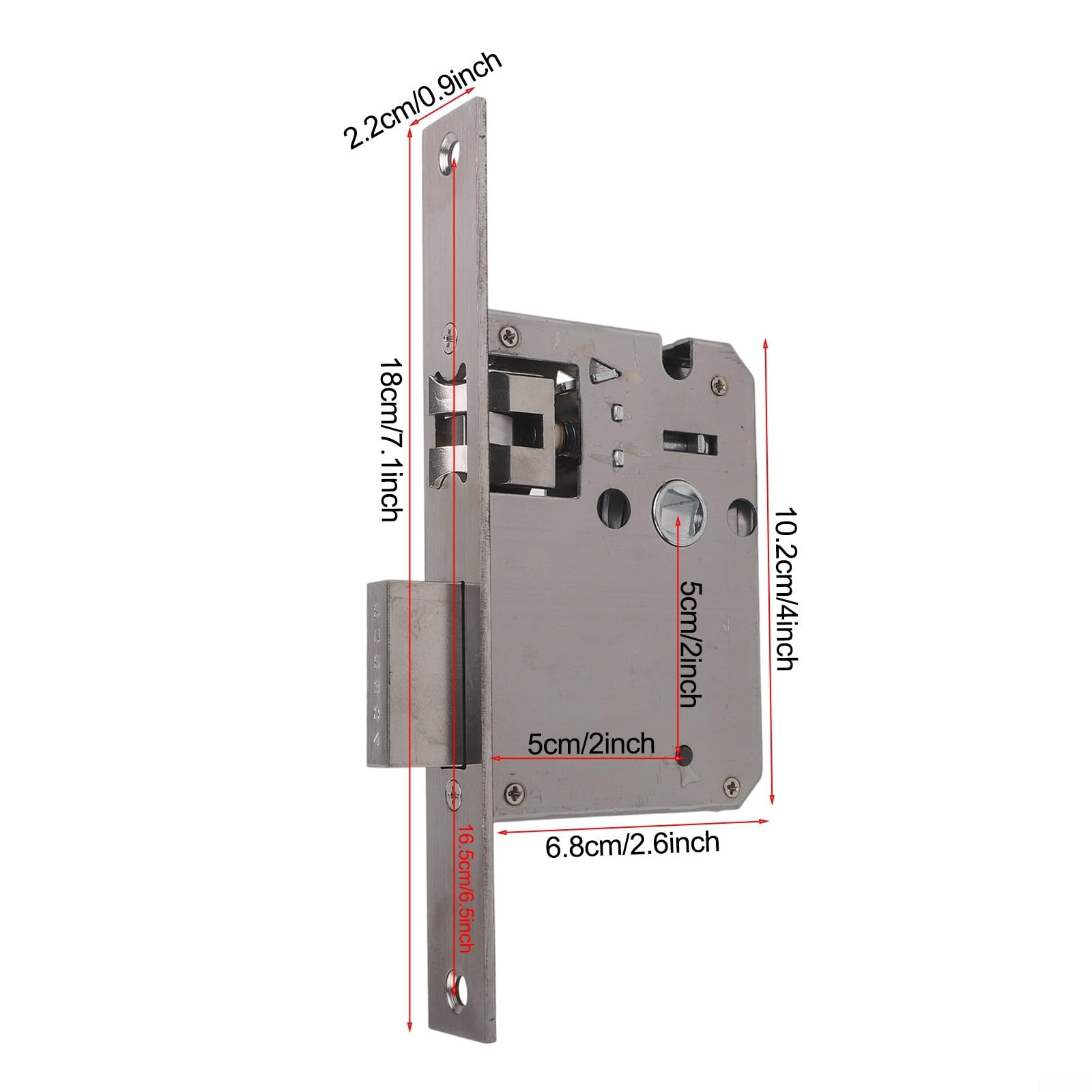 Cerradura inteligente de puerta con huellas dactilares con funcionalidad completa y características de alta seguridad para necesidades residenciales modernas (18 cm)