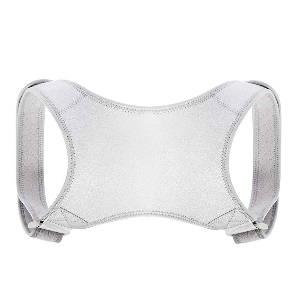 Bene Correttore Posturale Spalle – Fascia Posturale Spalle e Schiena Uomo Donna Bambini - Correttore Postura Adattabile Fascia posturale Spalle e Schiena Unisex, White