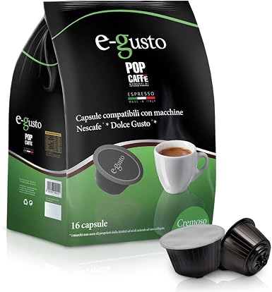 NESCAFE DOLCE GUSTO COMPATIBILE 160 capsule POP CAFFÈ E-GUSTO M. 2 CREMOSO  cialde : Amazon.it: Alimentari e cura della casa