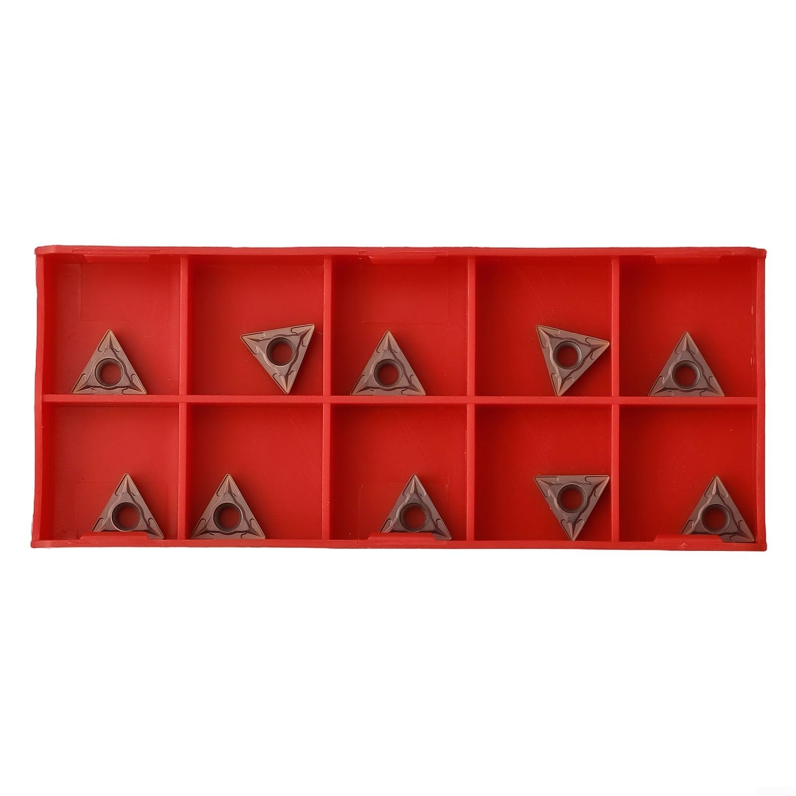 Zilimontt TCMT110204 TCMT21.51 Hartmetall-Dreheinsätze, 10-teiliges Set, 11 mm, für CNC-Drehmaschine, Wendeschneidplatten für Edelstahlbearbeitung mit hoher Grifffestigkeit, starker Abnutzung