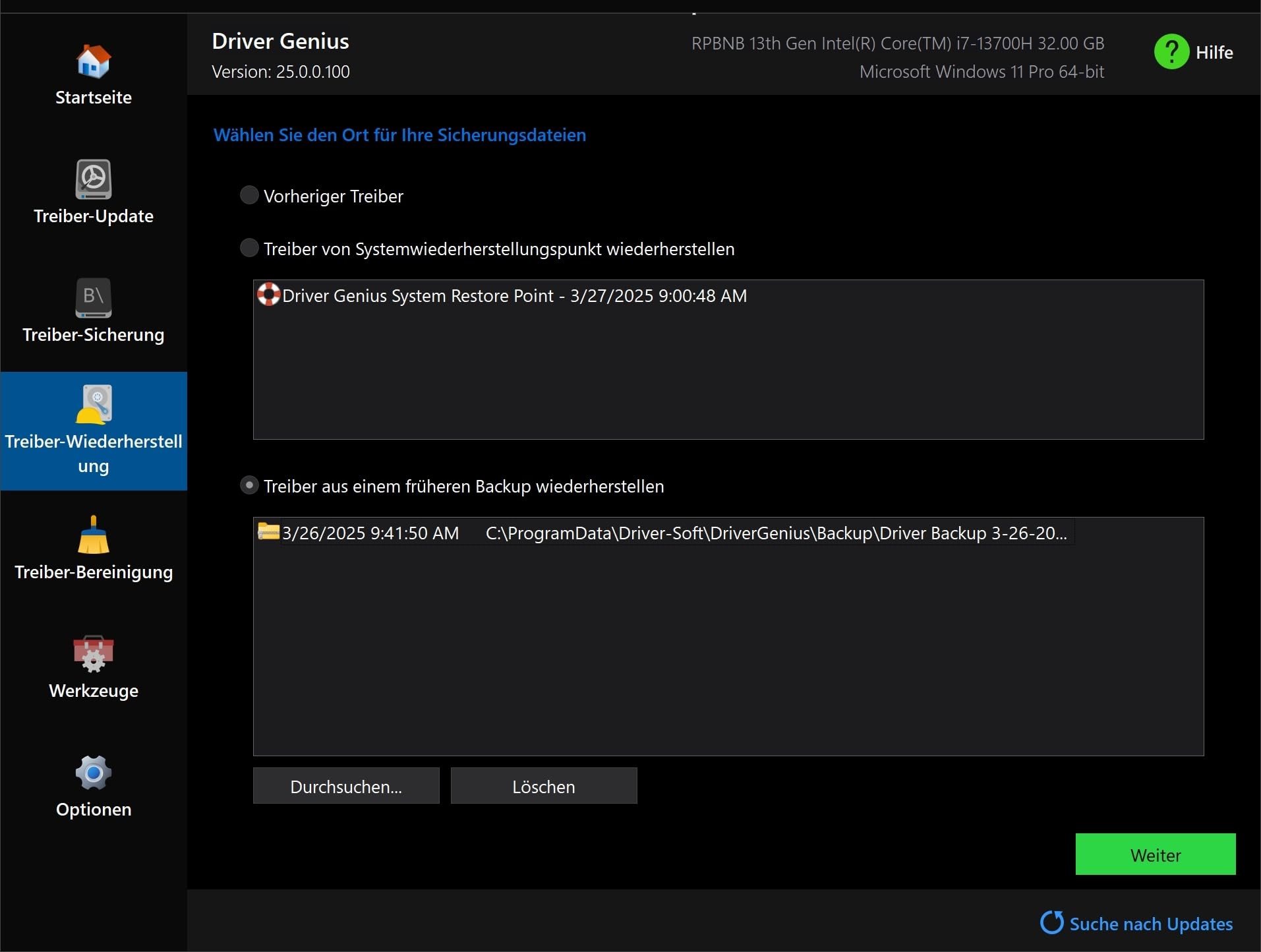 Driver Genius 25 Pro - Automatische Treiber-Updates & Systemübertragung für Windows PCs | Pro | 3 Gerät | 1 Benutzer | 1 Jahr | PC Aktivierungscode per Email