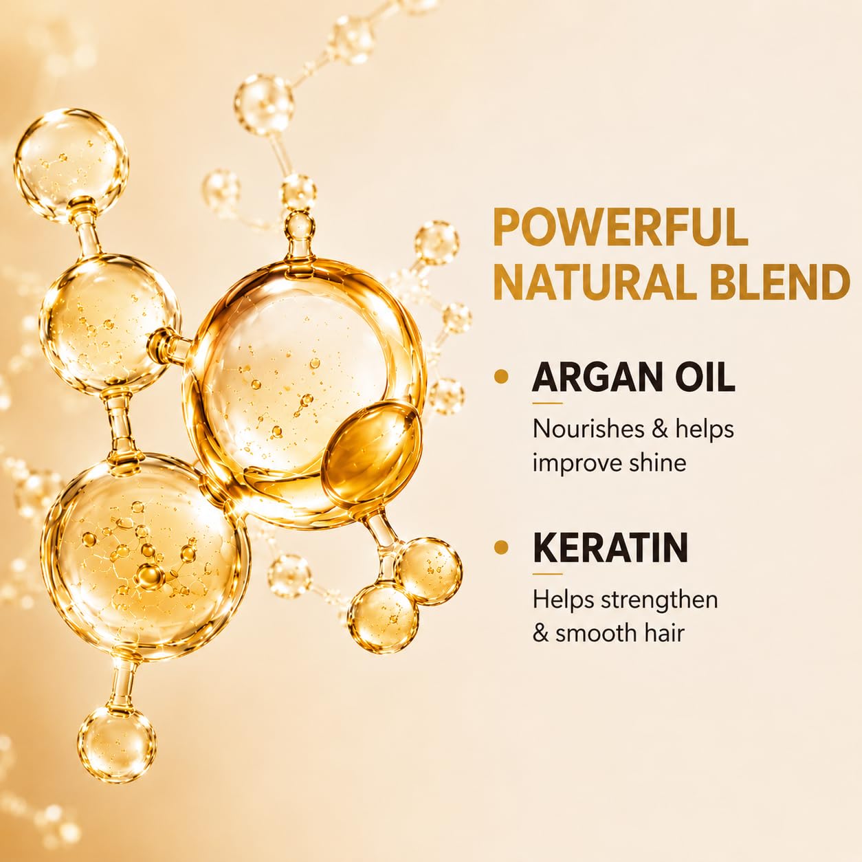 Argan Oil Keratin Hair Mask, Deep Conditioning Hair Treatment for Dry Damaged Hair, Frizz Control Hair Mask for Smooth Soft Shiny Hair, Sulfate Free Paraben Free Hair Care, 12.35 oz
