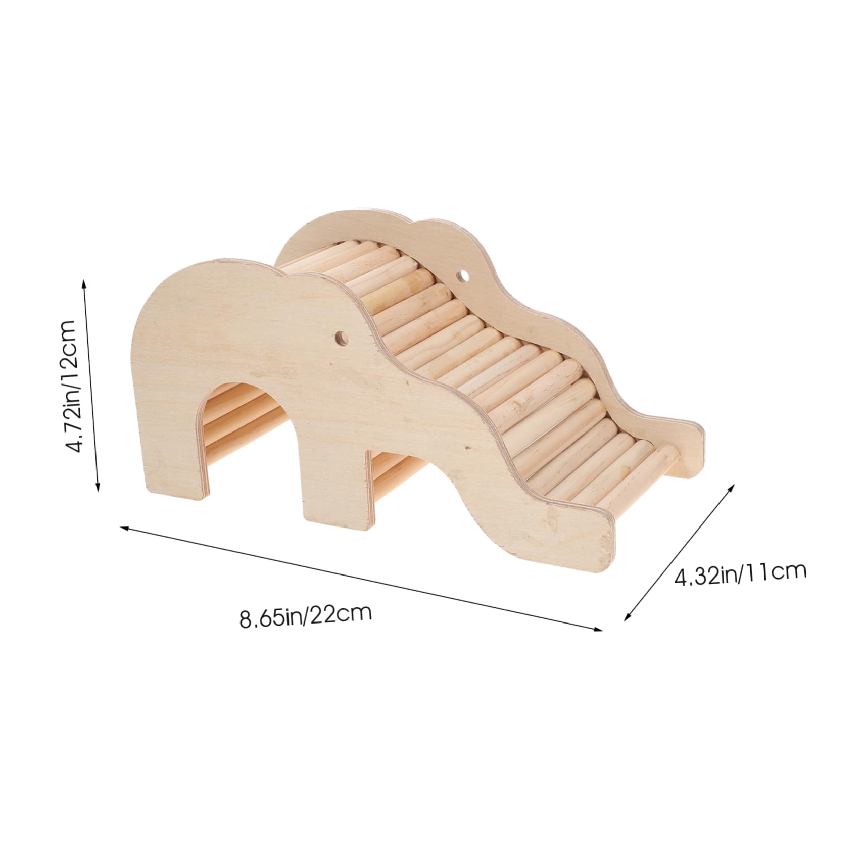 4 szt. Chomik kryjówka dom chomik gryzaki obudowa małe zwierzęta ukrywanie gniazdo klatka dla zwierzęcia drabina zabawka(Beigex2pcs)