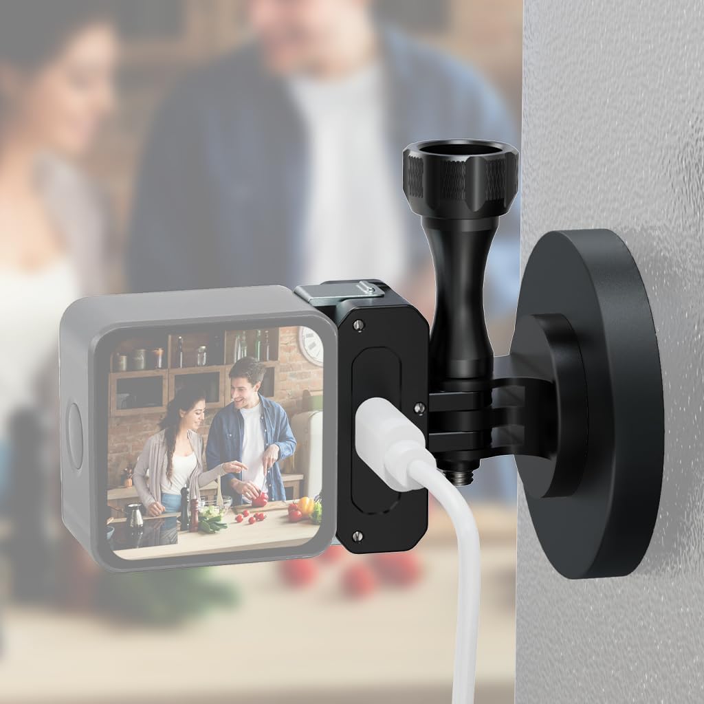 FEICHAO Magnetic Base Bracket Action2 Charging Interface Compatible with Hero, Osmo, Action Sports Camera (Charging for Action2)