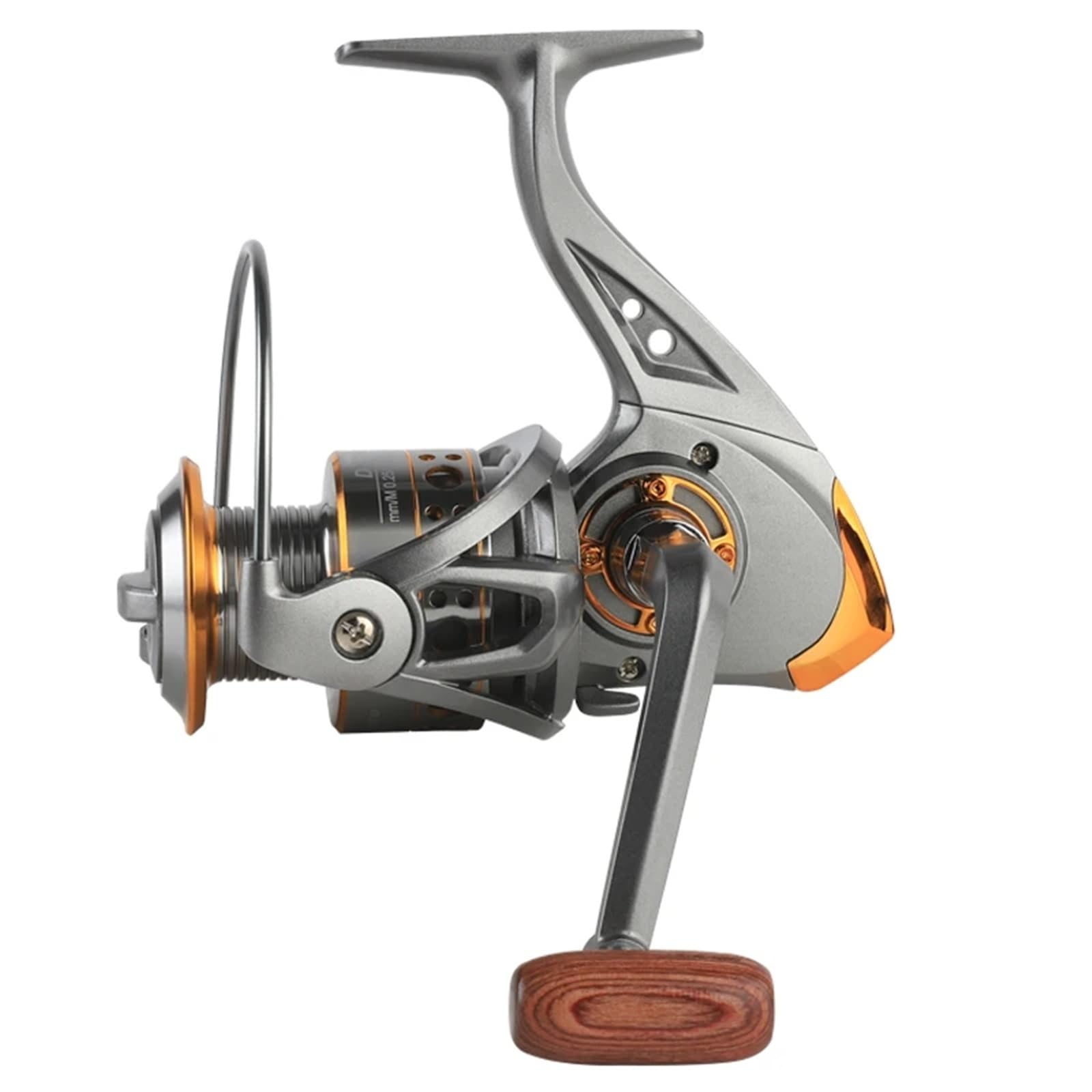 Moulinet Spinning 1000-7000 5.2:1, Frein à Friction d'une Puissance maximale de 26lb, Bobine métallique CNC, Eau Douce et Eau salée