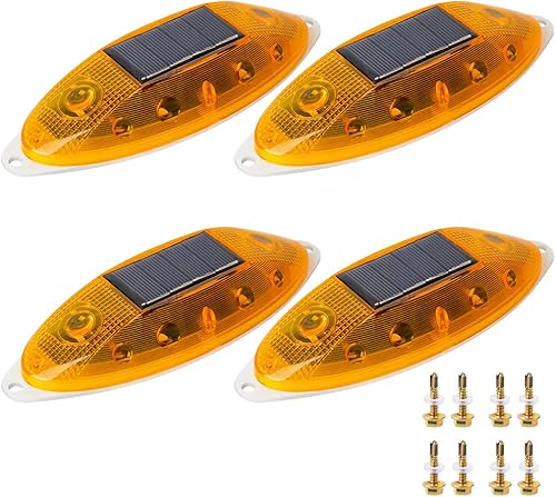 Luz estroboscópica solar de advertencia LED sensible lámpara de advertencia súper brillante IP65 impermeable control de luz intermitente barricada