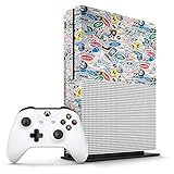 Xbox One S Car Company Sticker Bomb Console Skin / Cover/ Wrap for Microsoft Xbox One S