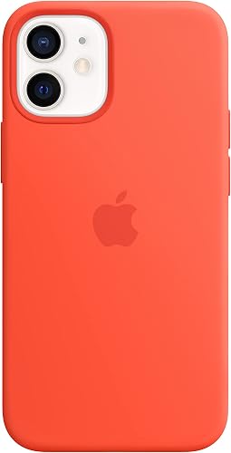 Apple iPhone 12 mini Silicone Case with Magsafe - Electric Orange