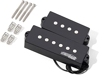 Wilkinson M Series WOPB5 Variable Gauss Ceramic Bass Pickups Humbucker Pickups Set for PB Style 5 strings Electric Bass Guitar, Black (WOPB5)