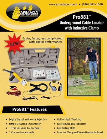 Pro881 Digital Underground Cable Locator