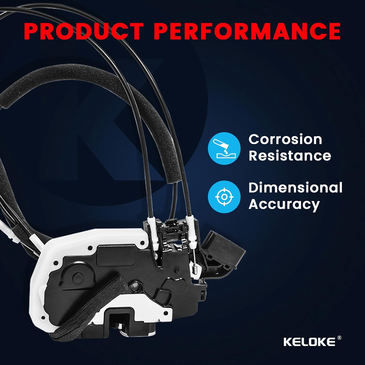 KELOKE Door Lock Latch Actuator Assembly Compatible with Nissan Versa 2010 2011 2012 - Front Left Driver Side, Replaces# 80501ZN90A