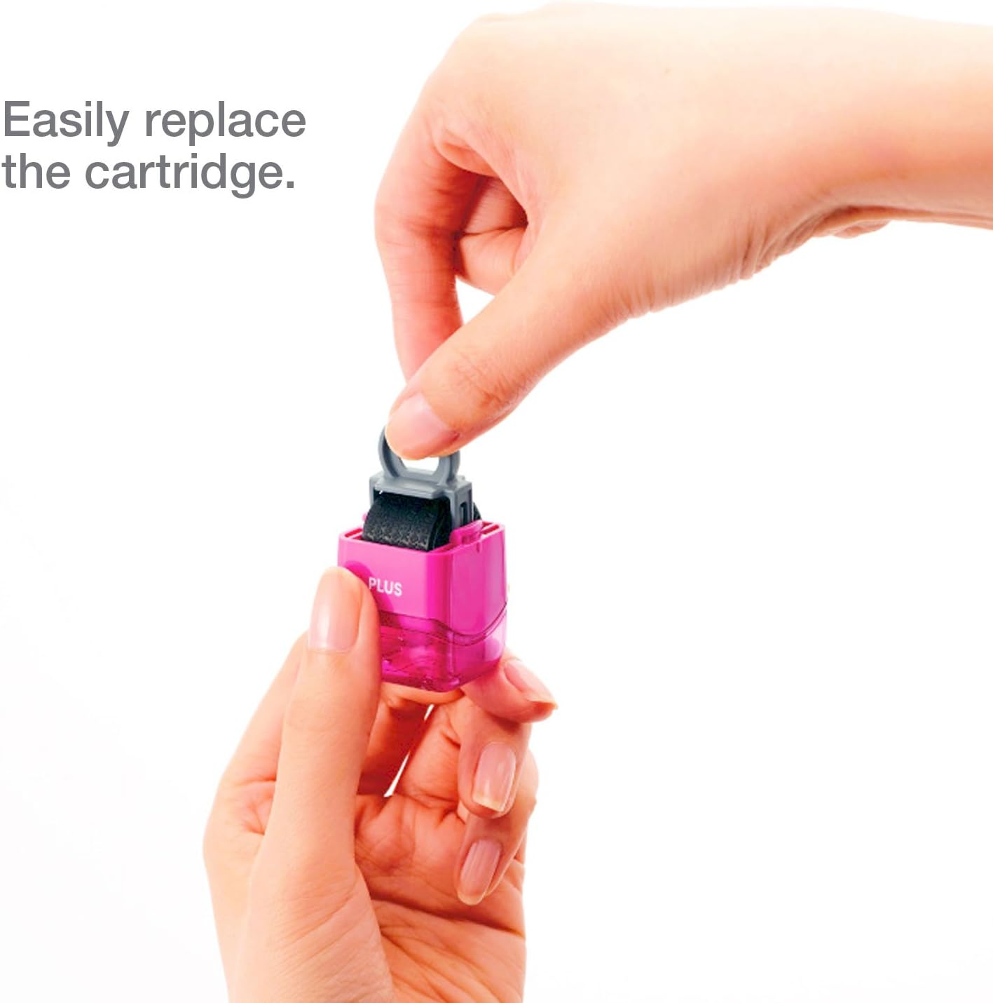 Plus Guard Your ID Mini Roller Stamp, Pink