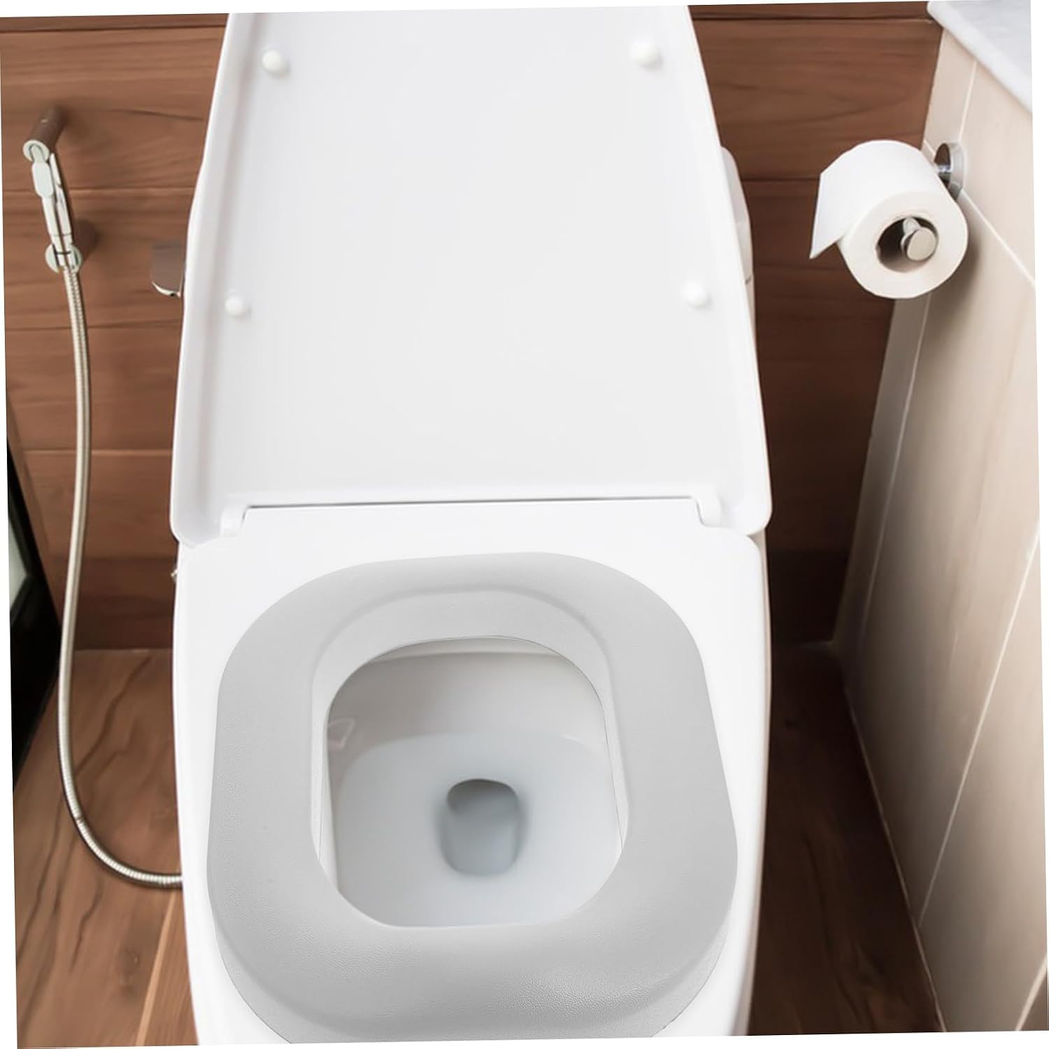 Toilet Seat Cushion for PU Seat Cover with Comfortable Padding Durable Material Easy to Clean Secure Design for Potty Training for Adults