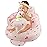 Pink Baby Inflatable Seat for 3-36 Months Girl, Built-in Air Pump, Bear Baby Support Seat Summer Toddler Chair for Sitting Up, Floor Seater