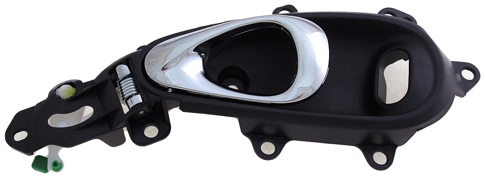 Car Handle TRQ Left Interior Door Handle Chrome Drivers Side Compatible... Dodge Challenger - Foto 5