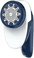Papa Bolinhas e Fiapos Arno Azul e Branco PBAZ, com manuseio ergonômico, ideal para todos os tecidos, 2 pilhas AA incluídas