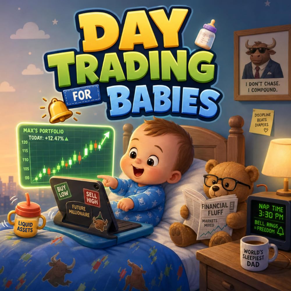 Day Trading For Babies: A Silly Rhyming Bedtime Story About Charts, Naps, and Little Wins (Grown-Up Lessons for Little Minds)