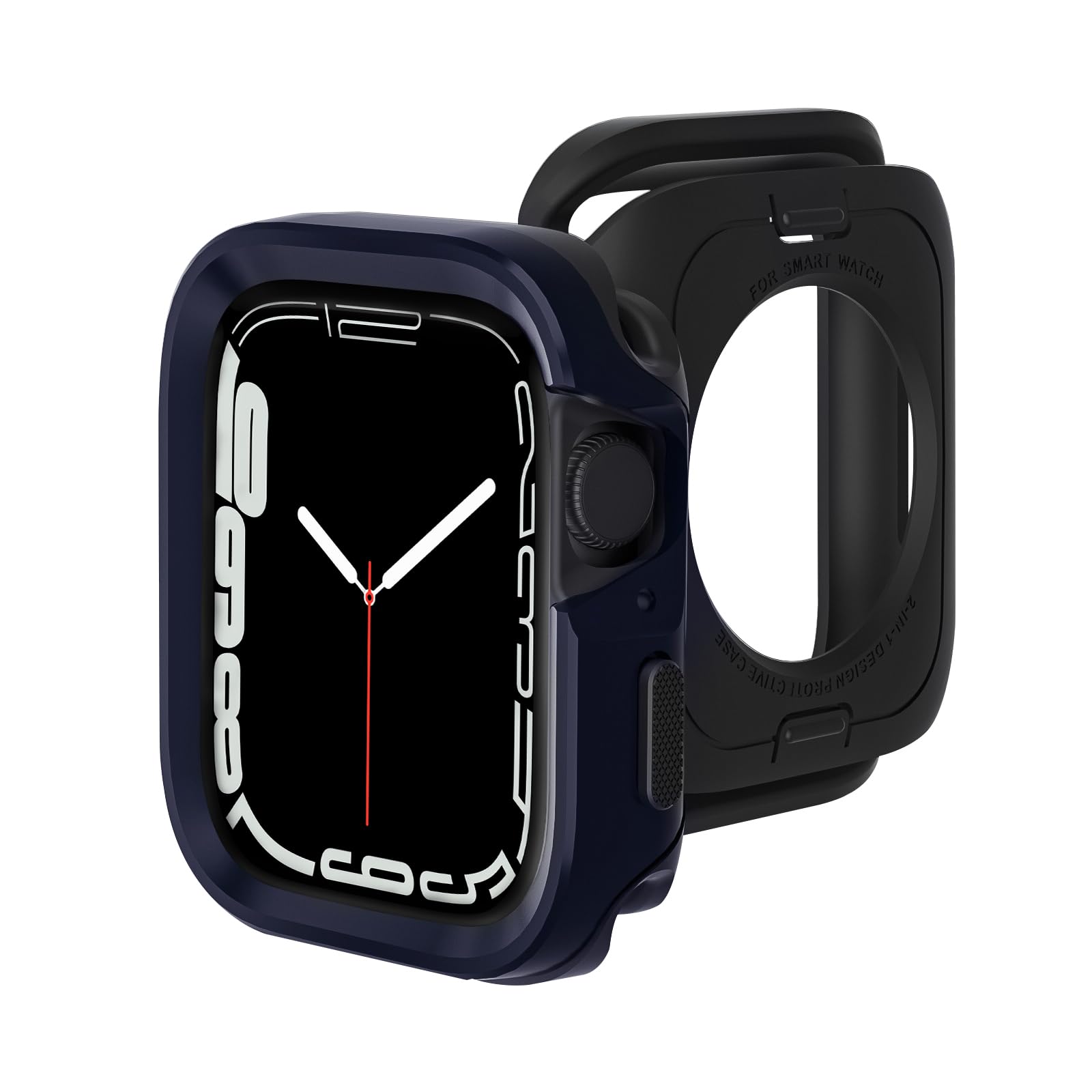 Kompatibel mit Apple Watch Hülle, 40 mm, Serie 6, SE, 5, 4, stoßfest, ultradünn, harte Polycarbonat-Stoßfängerhülle, Rundum-Rand, Schutzrahmen [keine Displayschutzfolie] für iWatch-Zubehör