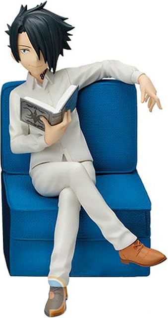 The Promised Neverland Figure Statue - Emma/Norman/Ray Figure Sofa Sitting Pose Anime Figurine Model Toys Handmade Desktop Decoration for Car Dashboard Home Office