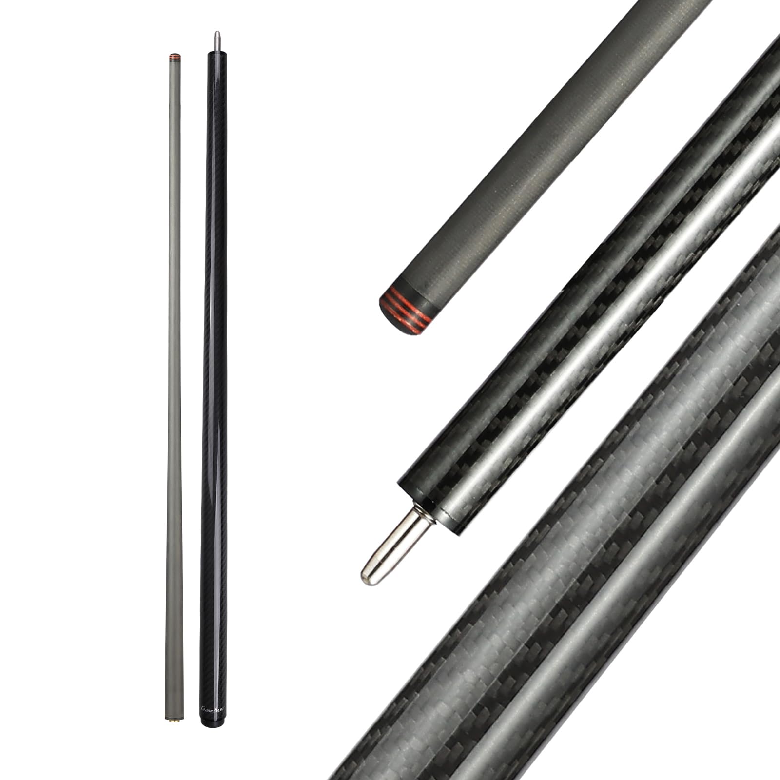 Karbonfaser-Queue-Stab, 13 mm, Spitzenbrech, Karbonfaser-Queue