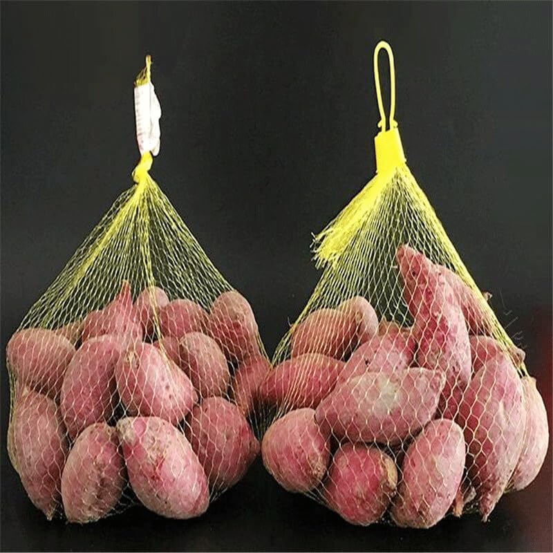 Sacchetti a Rete per Frutta, Sacchetto a Rete in Nylon a Cilindro Lungo, for imballaggio da supermercato, imballaggio da Giocattolo, imballaggio da Frutta(1",50m)