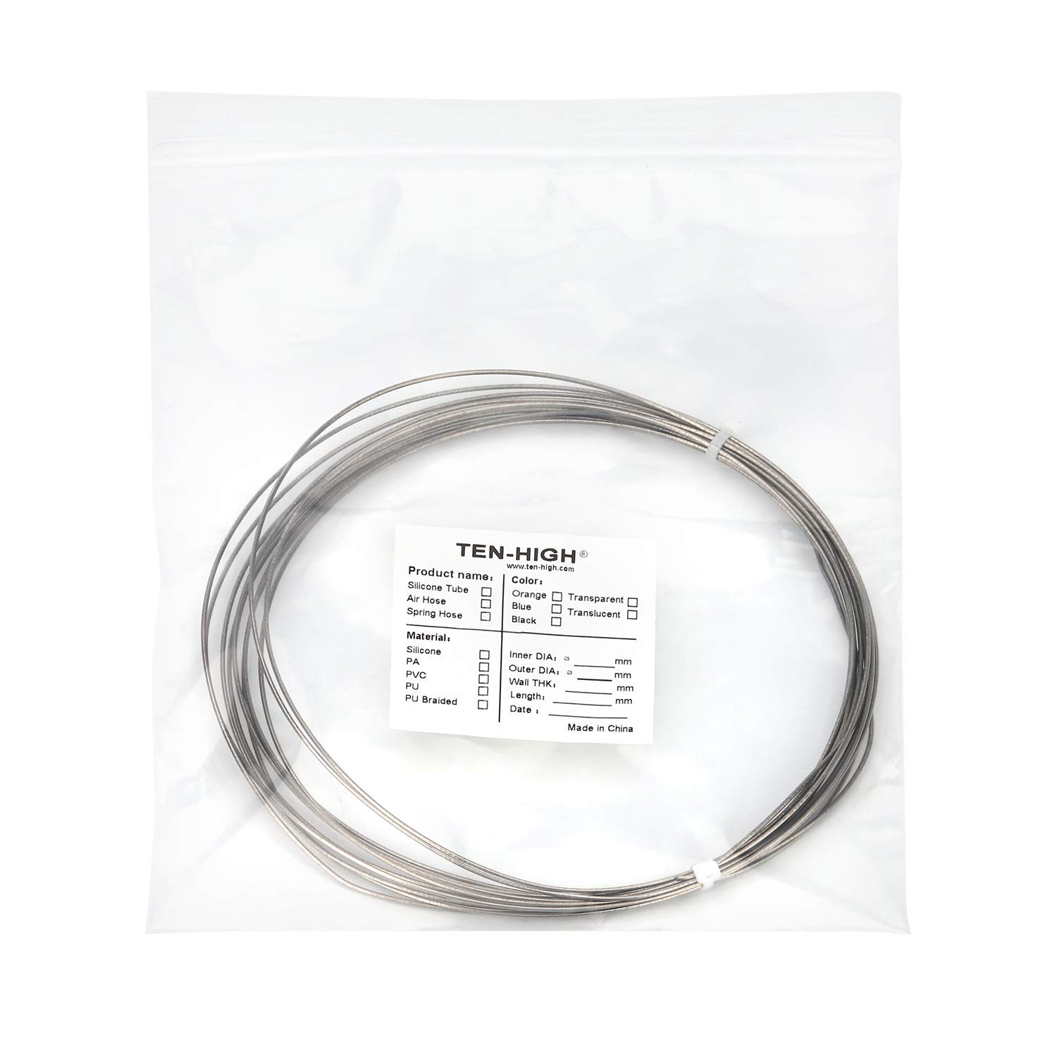 TEN-HIGH Fil Electrode en Titane Enroulé TA10 Diamètre 2.4mm, 10KG